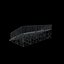 bleacher 03 3D model