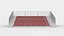 bleacher 03 3D model