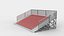 bleacher 03 3D model
