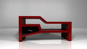 3d modern tv table