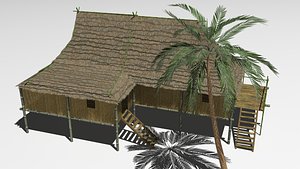 Vietnam hut 3D model