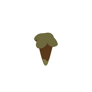 3D model weird alien plant