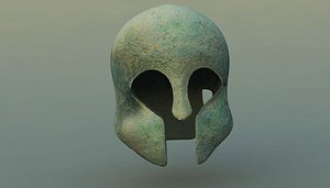 3d model corinthian helmet