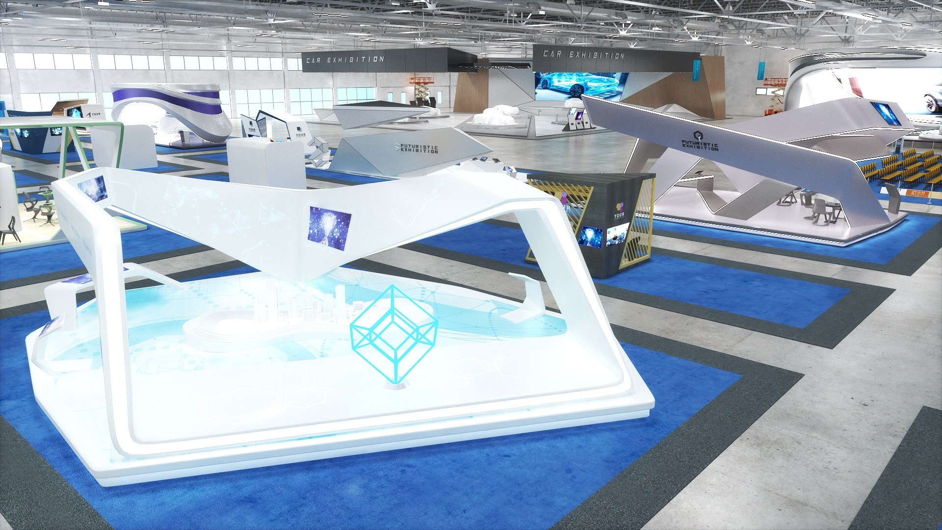 3D Big Exhibit Hall with 20 different Stand https://p.turbosquid.com/ts-thumb/6l/5bk02o/Bo/exhibithallfull8/jpg/1654923127/1920x1080/fit_q87/66baae89a91d15c409ded1f67df5756c8afc85e5/exhibithallfull8.jpg