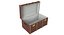 20th Century  French Wooden Travel Trunk  1930s