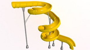 3D Body Water Slide model