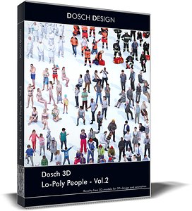 Dosch 3D - LoPoly People Vol 2
