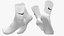 Paire de chaussettes de sport classiques longues sur pied
