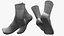 Paire de chaussettes de sport classiques longues sur pied