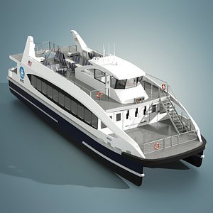 3D New York Ferry Boat