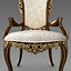baroque chair 3D model