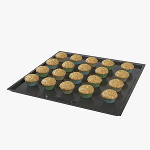 Muffins On A Tray Animated