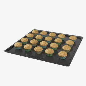 Muffins On A Tray Animated