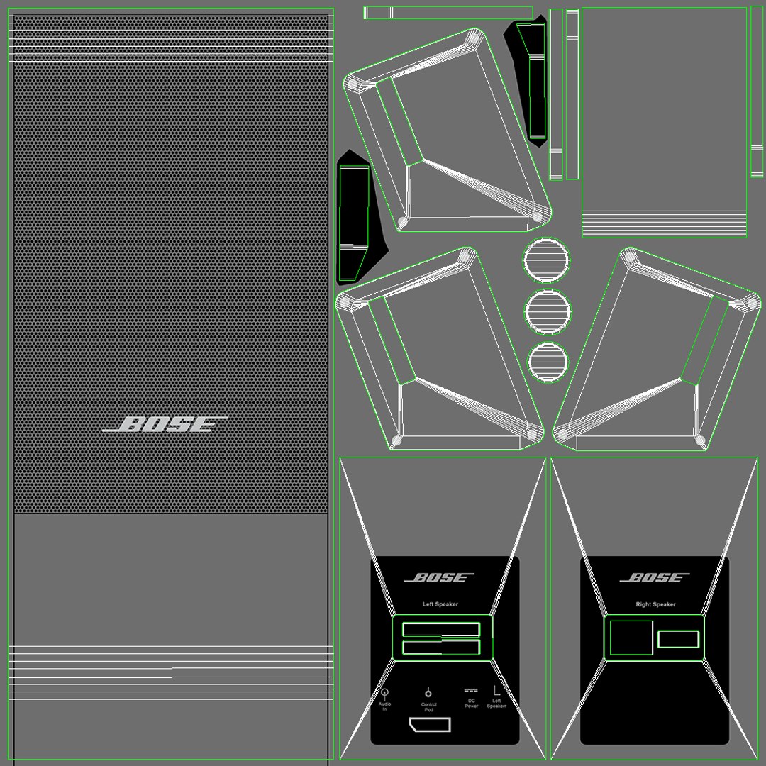 Speakers Bose 3D Model - TurboSquid 1231474