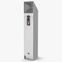 Glasdon Stainless Steel Ashguard Cigarette Bin