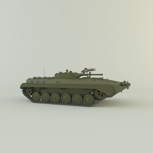 modelo 3d Soviet tracked infantry fighting vehicle BMP-1 - TurboSquid ...