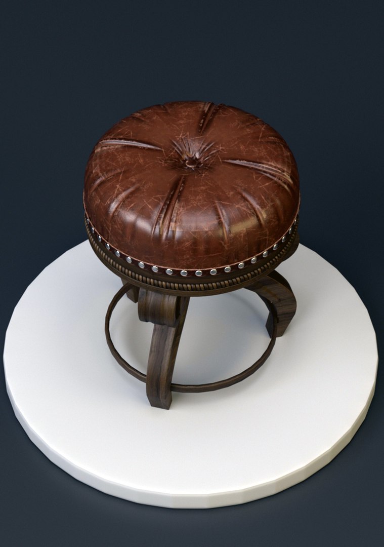 Classic Stool Chair Model - TurboSquid 1571455