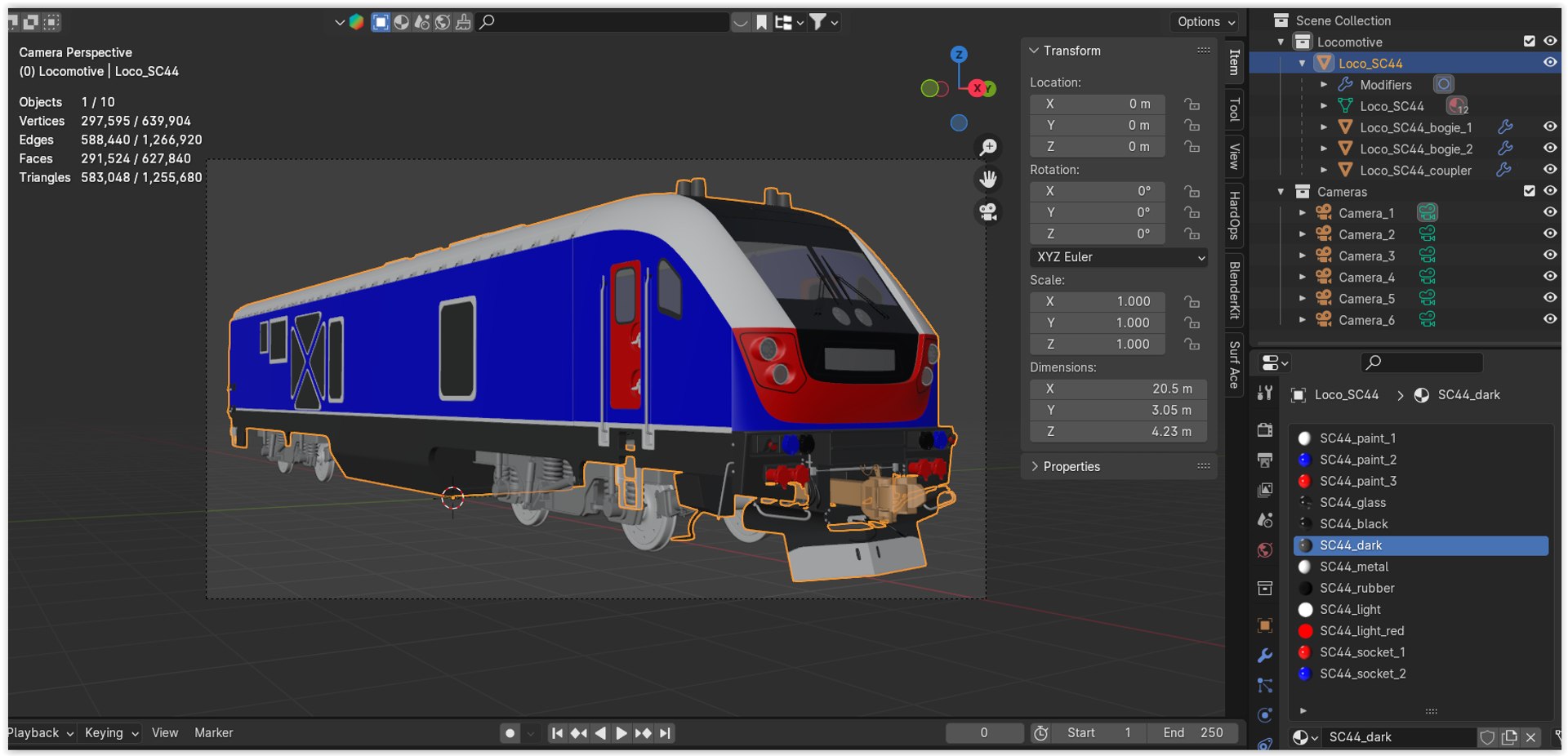 3D Locomotive Siemens SC-44 2024 - TurboSquid 2262010