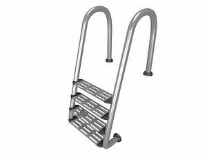 pool ladder 3d max