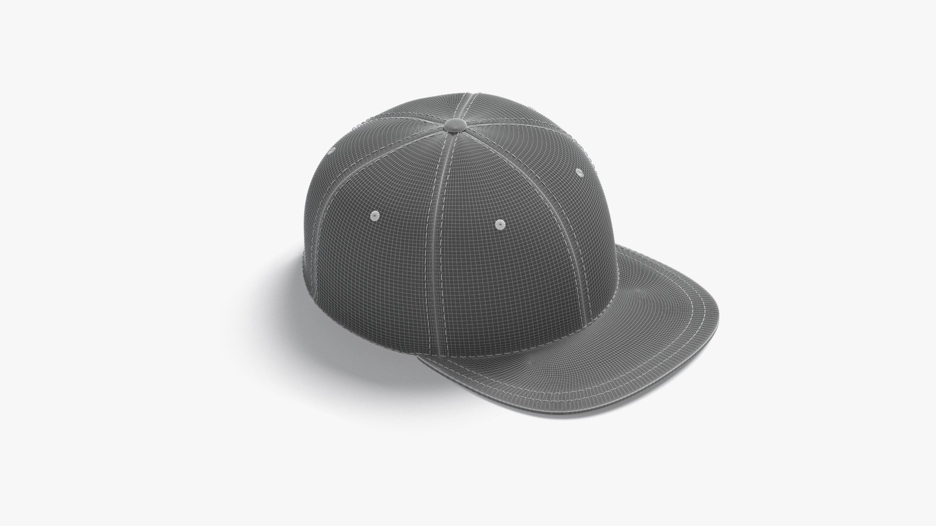 Pro Style Wool Blend Snapback Cap - Flat Visor Adjustable Hat | 15% Wool 85% Acrylic, One Size Fits Most - View #8