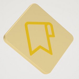Bookmark Icon Gold