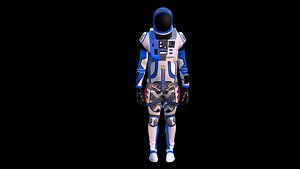 Astronaut Spacesuit Estonia 3D