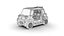 Citroen Ami Buggy 2025 HQ 3D-Modell
