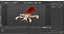 Louse with Blood Eating Pose