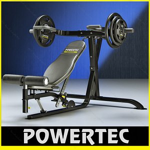 powertec l-mp10 multi press 3d model
