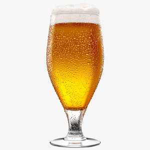 3D beer glass