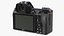 3D nikon z7 mirrorless digital camera model