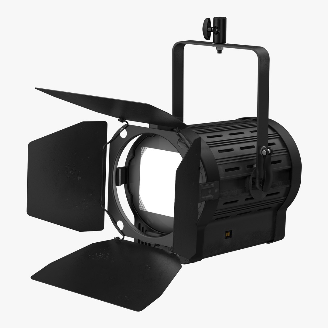 Studio Fresnel Light Generic 3D model preview