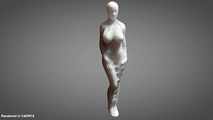 3D Sexy Cocoon spidered Girl model