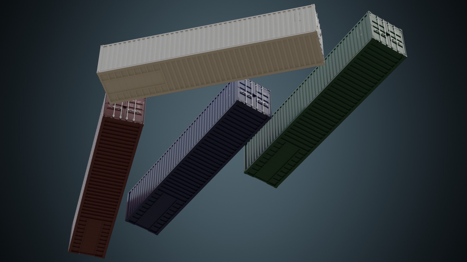 3D Cargo Container 3A - TurboSquid 1734999