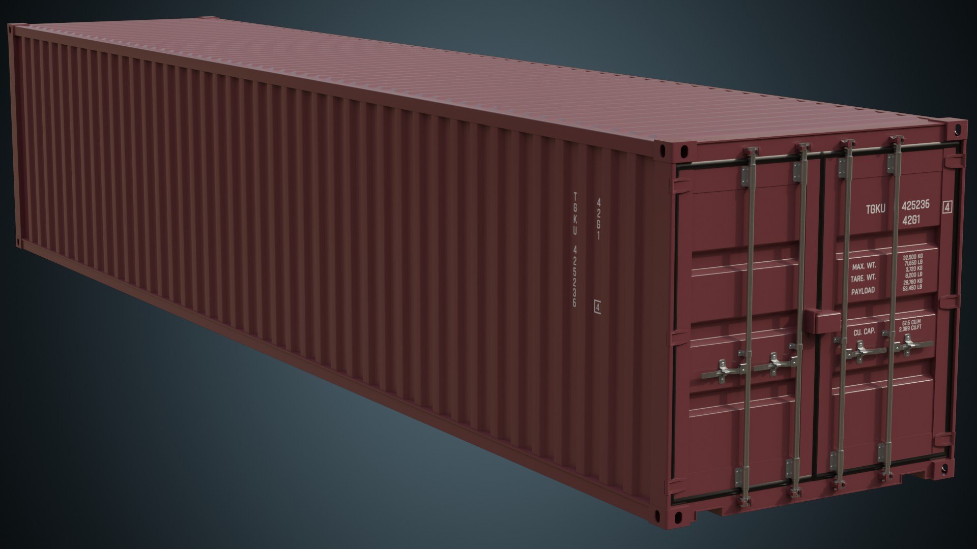 3D Cargo Container 3A - TurboSquid 1734999