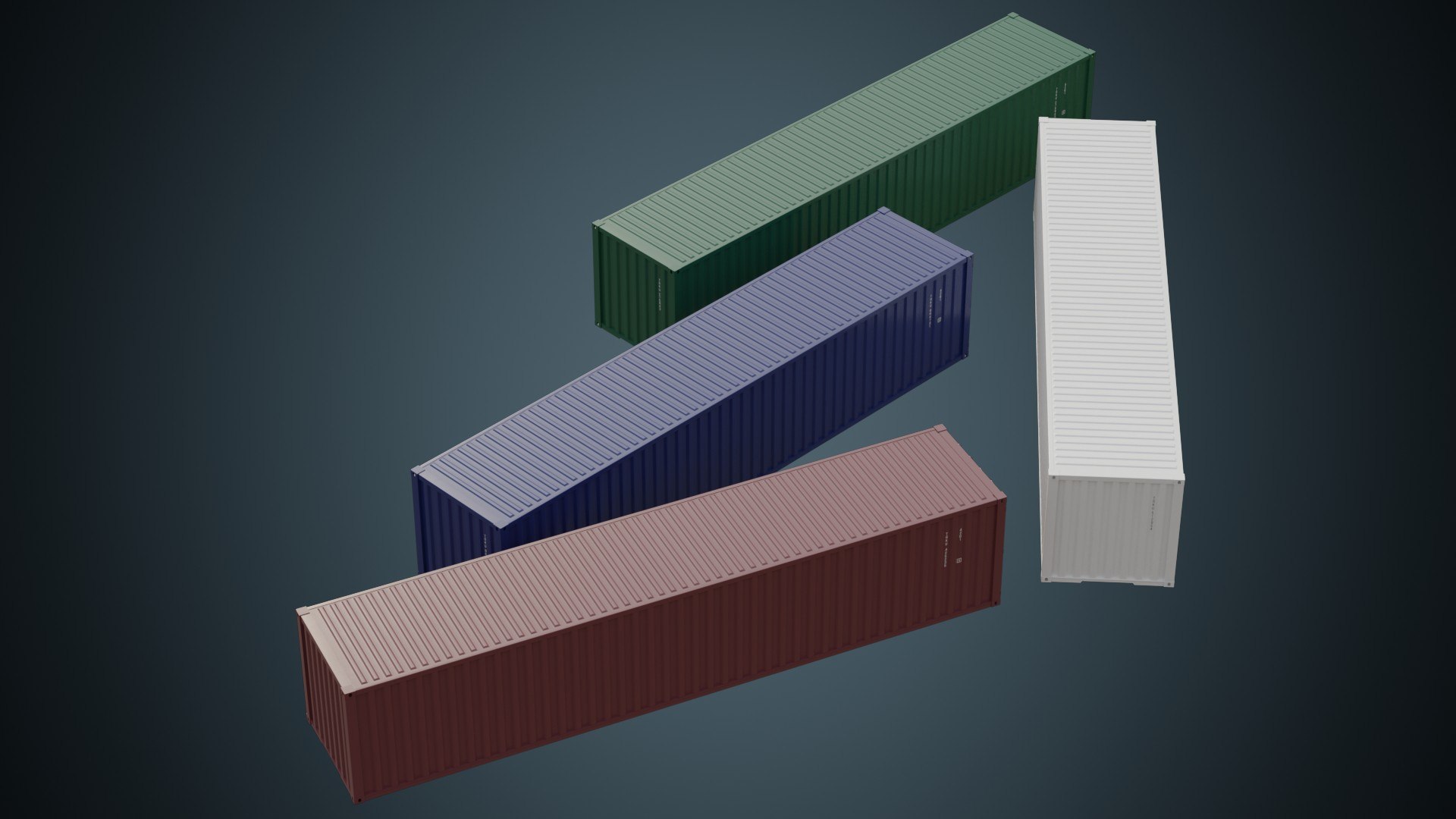 3D Cargo Container 3A - TurboSquid 1734999