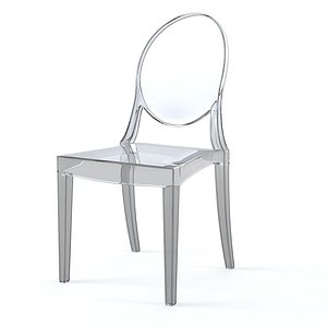 Kartell Victoria Ghost Philippe Starck Glass Chair