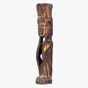 Hand Carved Wooden Statue Couple a1 Remastered