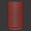 Wooden rattan table lamp L500