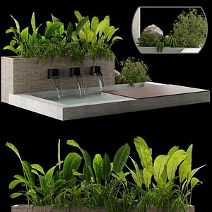 3D model Fountains 01