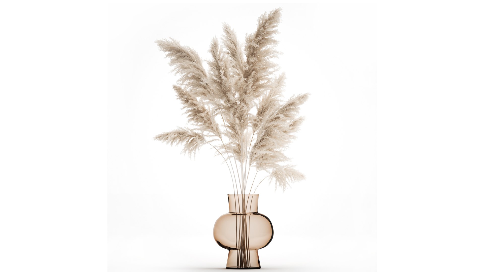 3D model Bouquet of dried white reeds in a Vase 145 - TurboSquid 1775181