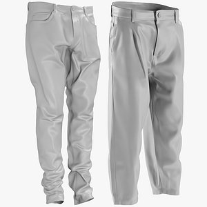 mesh men s jeans 3D model