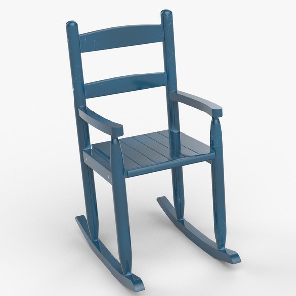 Chair No 9 Rocking Chair Cane Rocker Shiny Plastic Version 3D 모델 ...