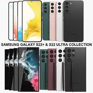Samsung Galaxy S22 Plus and S22 Ultra Collection model