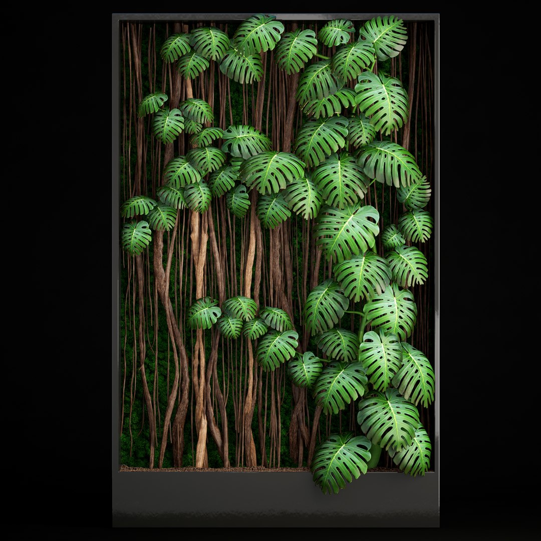 3D vertical gardening monstera model https://p.turbosquid.com/ts-thumb/6m/MhYfwt/pkCj3q0N/verticalgardengreene090101/jpg/1515576810/1920x1080/fit_q87/8419656832467bdc4314aed7ea5f6a673cc57720/verticalgardengreene090101.jpg