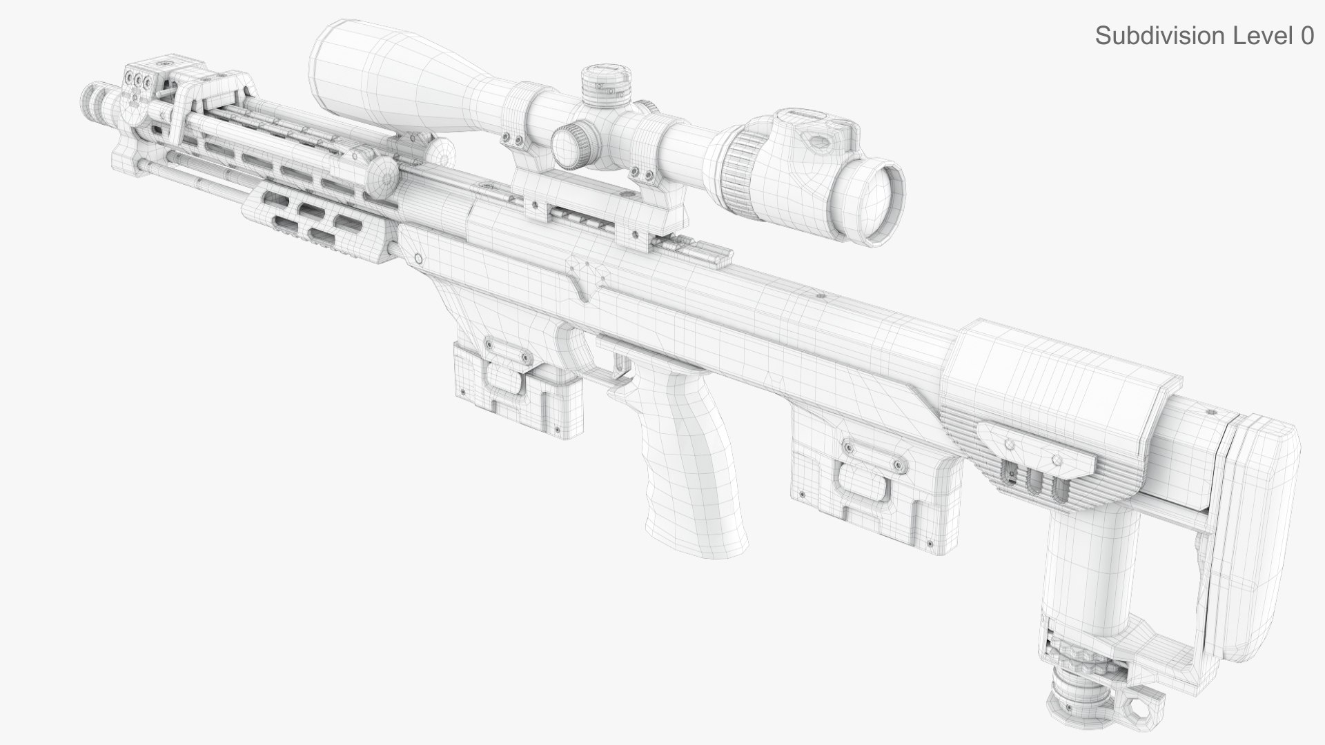 Sniper Rifle Dsr-1 3D Model - TurboSquid 1495823