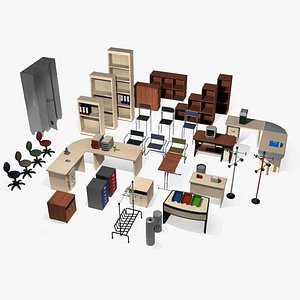 Office Furniture Set Volume 1