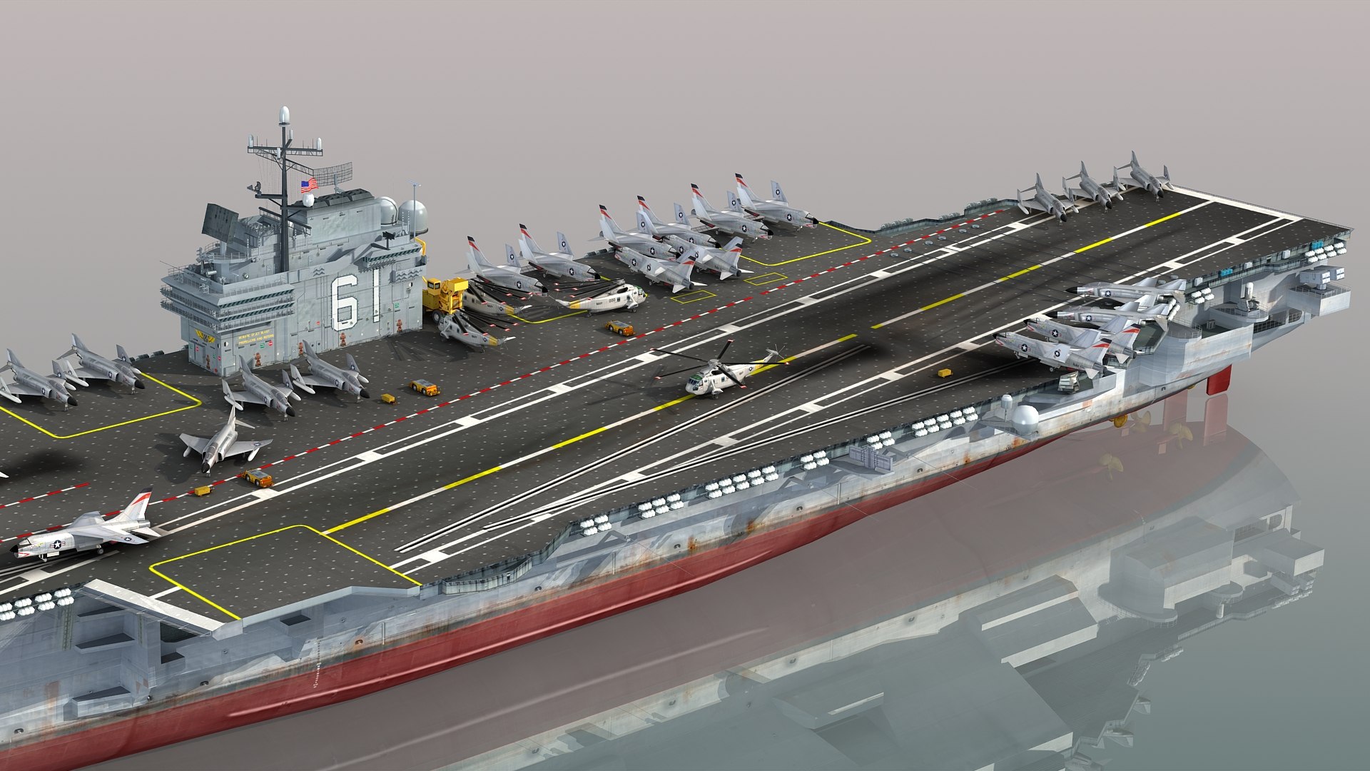 3D Model USS Ranger CV-61 - TurboSquid 1880424