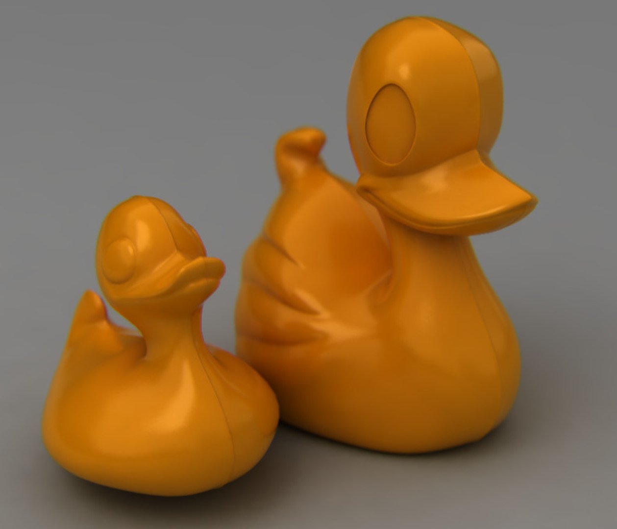 3d Rigged Rubber Duck