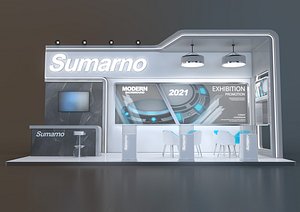 exhibition stand 3D